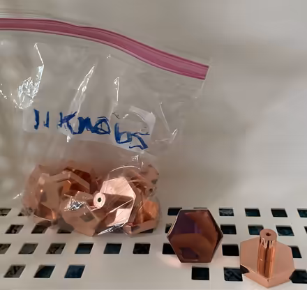 Photo of free 11 rose gold color knobs no screws (Pembroke Lakes area) #2