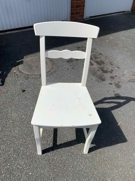 Photo of free White Ikea Lanni chair (Hallam Fields) #1