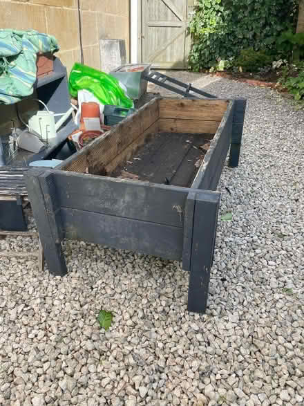 Photo of free Big wooden planter/sandpit with lid (Weston) #1