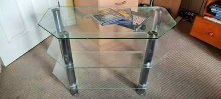 Photo of free Glass corner TV table (Queen street, Lancaster) #2