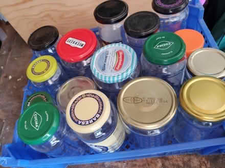 Photo of free Four trays of glass screw top jars ( Large, medium & small) (Coton Hill SY1) #2