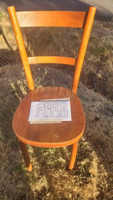 Photo of free functional wooden chair (NE Salem) #1