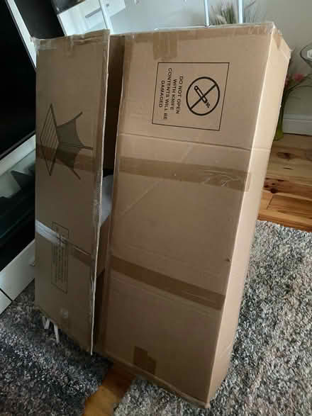 Photo of free 3 very large cardboard boxes (B93 Bentley Heath) #3