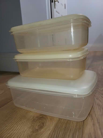 Photo of free 3 x Tupperware containers (W5) #2