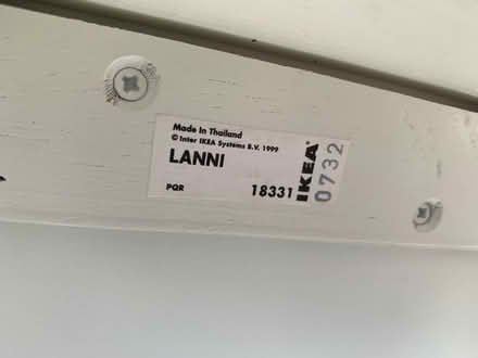 Photo of free White Ikea Lanni chair (Hallam Fields) #2