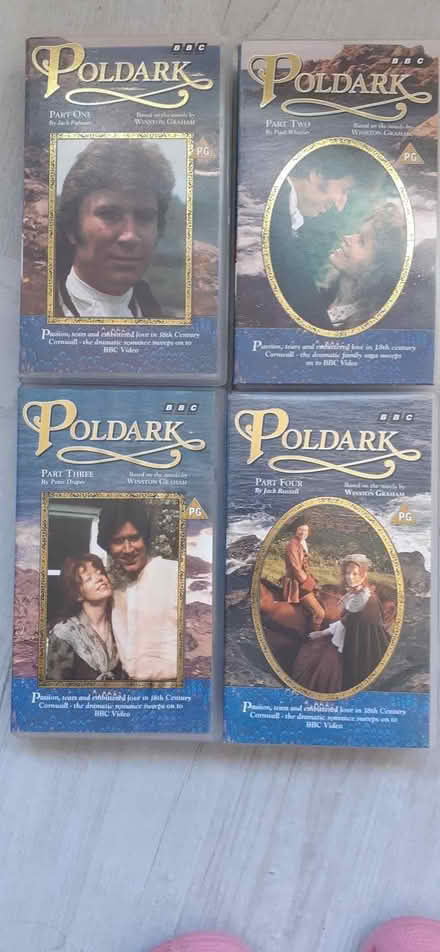 Photo of free VHS Videos Poldark - original series x4 (Basildon SS14) #1