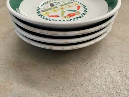 Photo of free 4, 8” pasta bowls with chips (South Novato Blvd) #1