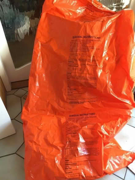 Photo of free Large orange survival bag (Malvern Wells WR14) #1
