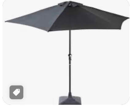 Photo of a patio umbrella and base (Morningside and Milner.) #2