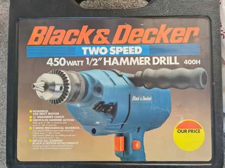Photo of free Black and Decker corded drill (Colinton EH13) #2