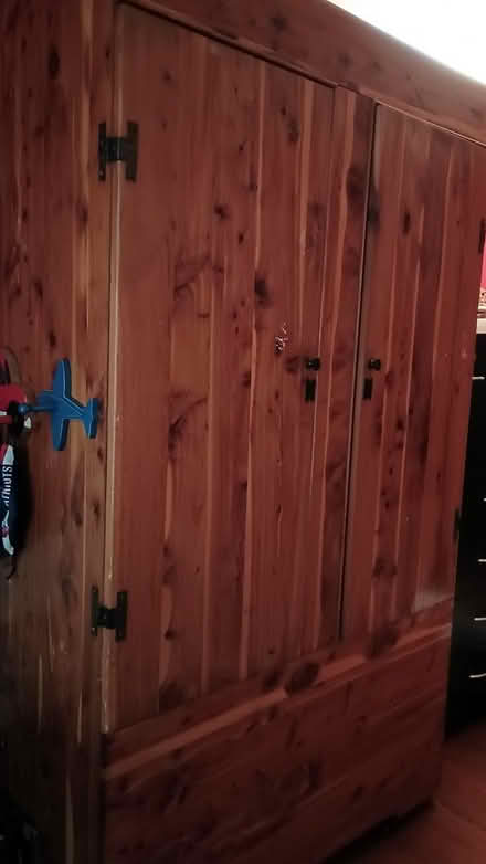 Photo of free Wooden Armoire (Ridge pike 19444) #2