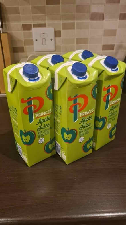 Photo of free 5 cartons of apple juice (Chellaston DE73) #1
