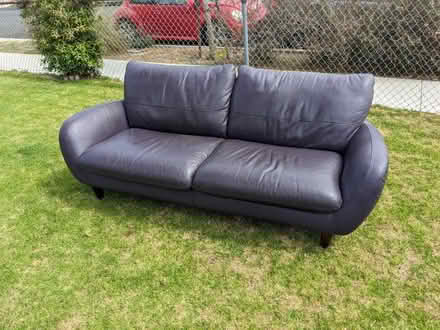Photo of free Mauve leather sofa (Culver City) #1