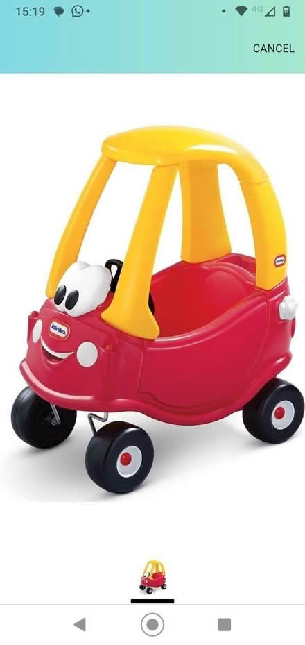 Photo of Little Tikes car (HP13 Terriers near RGS) #1