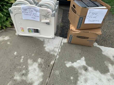Photo of free Binders office + child playpen (NYC/Yonkers) #1