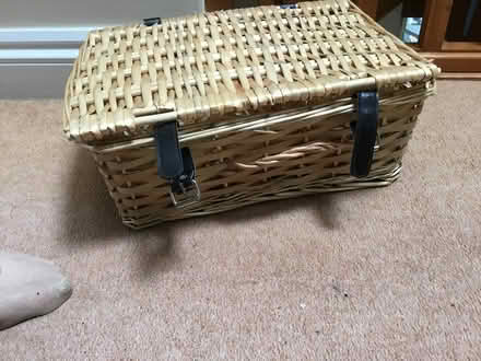 Photo of free Wicker basket/ hamper (Honiton central) #2