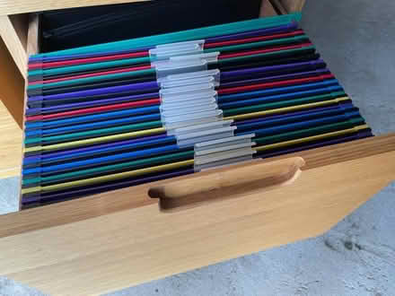 Photo of free Two filing cabinets with dividers (Willington DE65) #2