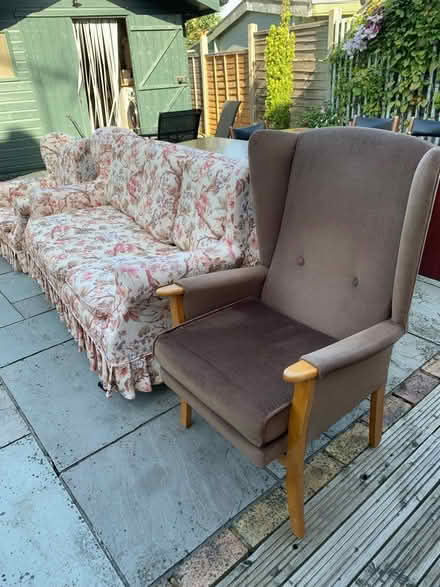 Photo of free Cottage sofa and armchair from 70s (ME8 Twydall) #1