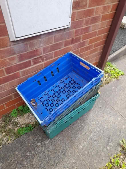 Photo of free 3 x Plastic Storage Boxes Tubs (DY10 Horsefair Kidderminster) #1