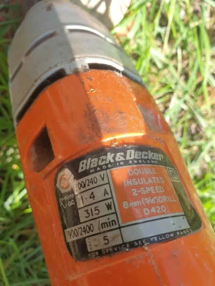 Photo of free Black &decker corded drill. Old but still works very well. (Wargrave RG10) #4