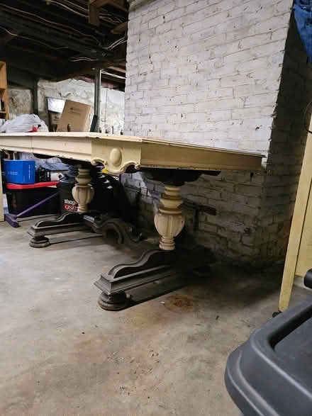 Photo of free Solid Wood 1940's? DiningRoom Table (Medford) #2