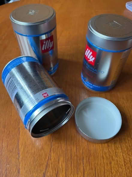 Photo of free Coffee tins, good for storage (Trumpington Ward CB2) #1