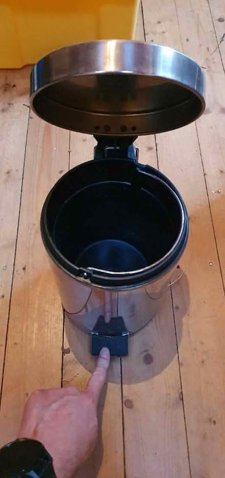 Photo of free Chrome effect small pedal bin (Maidenhead SL6) #2