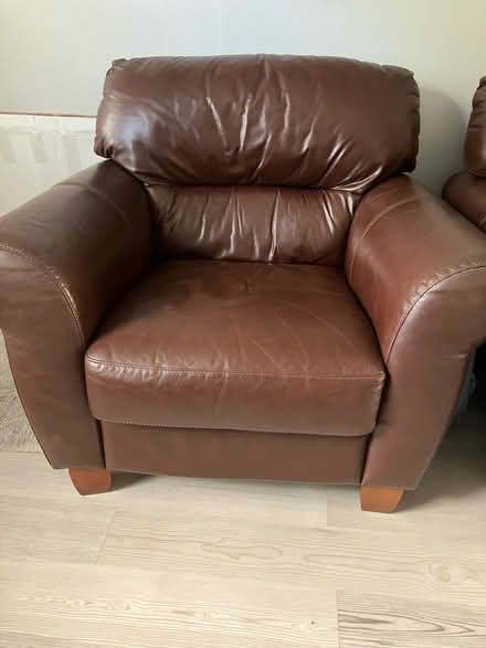 Photo of free Arm chair chocolate brown (BR1) #1