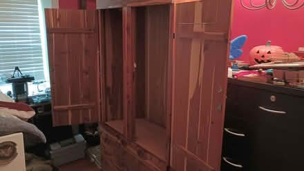 Photo of free Wooden Armoire (Ridge pike 19444) #1
