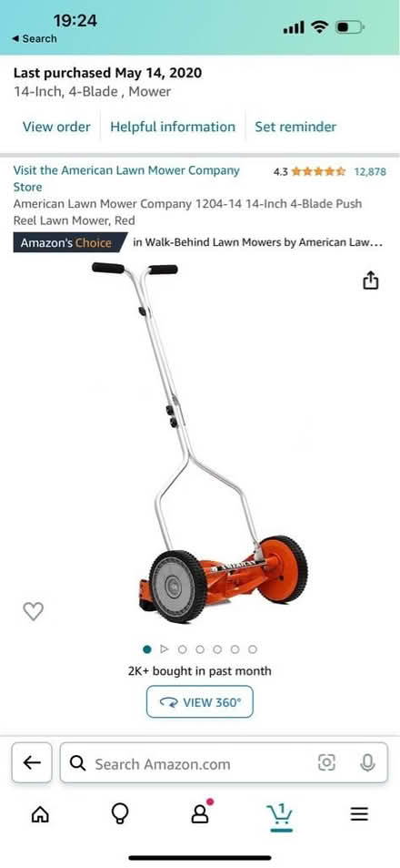 Photo of free Push Lawn Mower 14 inch (Magnolia Seattle 98199) #1