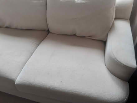 Photo of free Cream sofa (Stow on the wold) #2