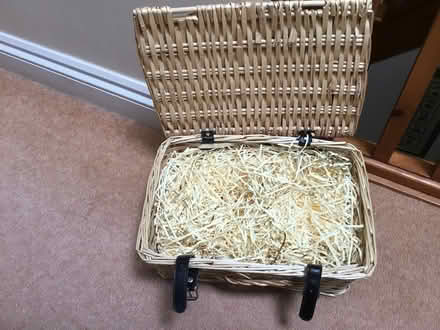 Photo of free Wicker basket/ hamper (Honiton central) #1