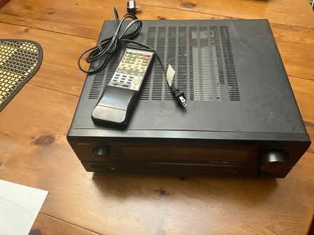 Photo of free Denon receiver with remote (Basking Ridge, NJ) #2