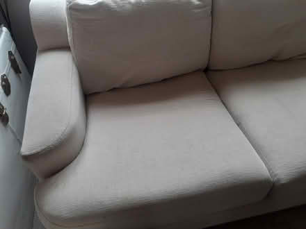 Photo of free Cream sofa (Stow on the wold) #3