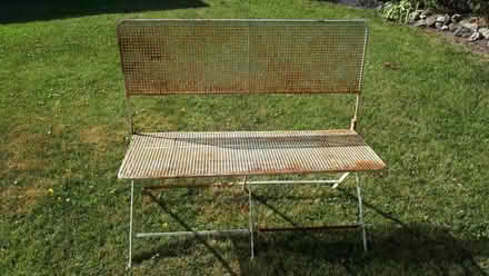 Photo of free Metal garden bench (Llandrindod LD1) #2