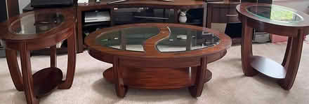 Photo of free 1 coffee table and 2 side tables (Warren, NJ) #1