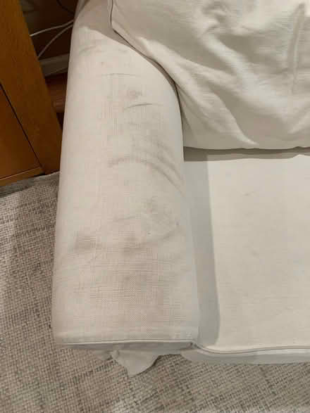 Photo of free White Arm Chair (East Petaluma) #2