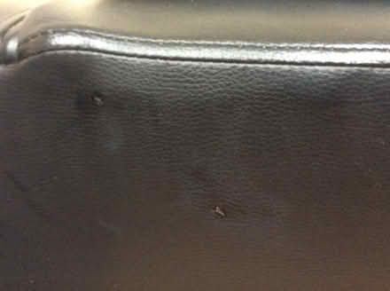 Photo of free Black leather 2 seater sofa with chrome legs (Oxhey Hall WD19) #4