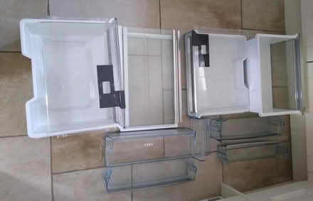 Photo of free Shelves, inserts, plastic boxes etc. for AEG fridge (Cow Roast HP4) #1