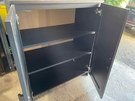 Photo of free Small Black Cupboard (Hinchley Wood KT10) #2