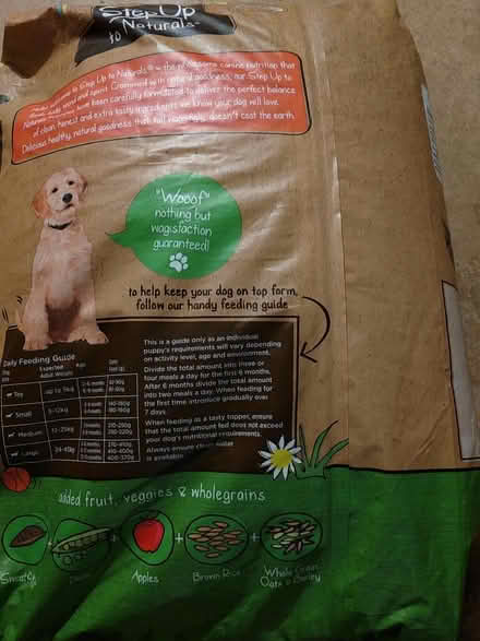 Photo of free Full unopened bag of puppy food (Rectory Farm) #2