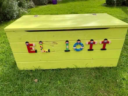 Photo of free Wooden toy box (SE24) #2