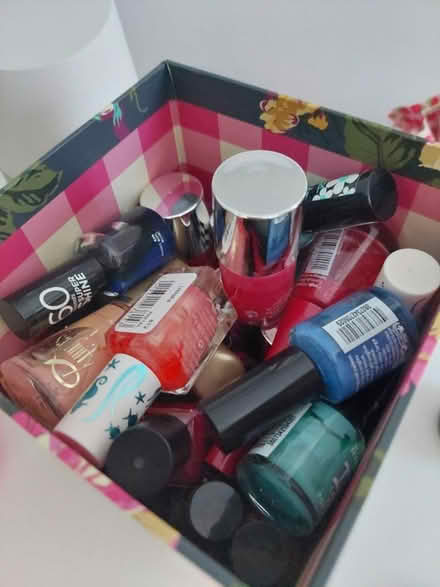 Photo of free Box of old Nail Varnish (Welwyn Garden City) #1