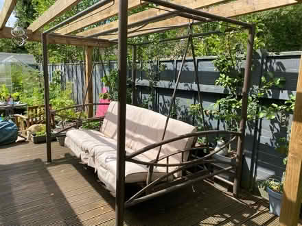 Photo of free Large framed garden hammock / swing (B93 Bentley Heath) #1