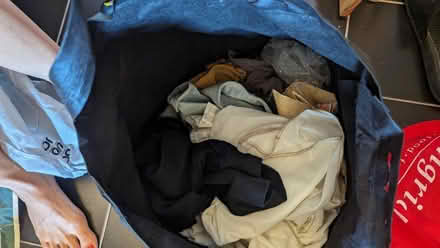 Photo of free Fabric + scraps (Junction triangle) #1