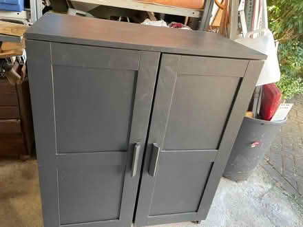 Photo of free Small Black Cupboard (Hinchley Wood KT10) #1