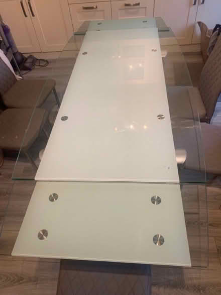 Photo of free Extendable Glass Table & Chairs (Highworth SN6) #1