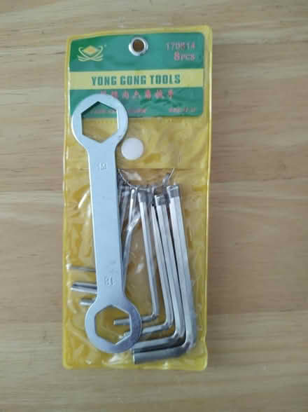 Photo of free 18-19 mm ring spanner and metric allen keys. (Braeside AB15) #1