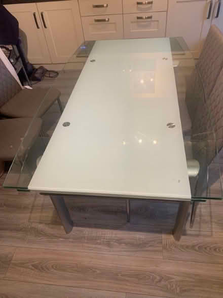 Photo of free Extendable Glass Table & Chairs (Highworth SN6) #2