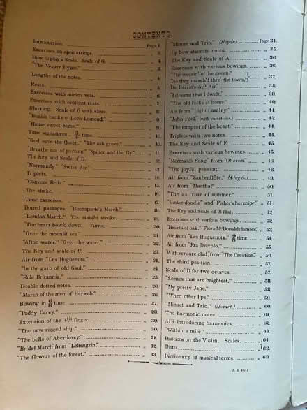 Photo of free Vintage violin tutorial book (Lewes BN7) #1